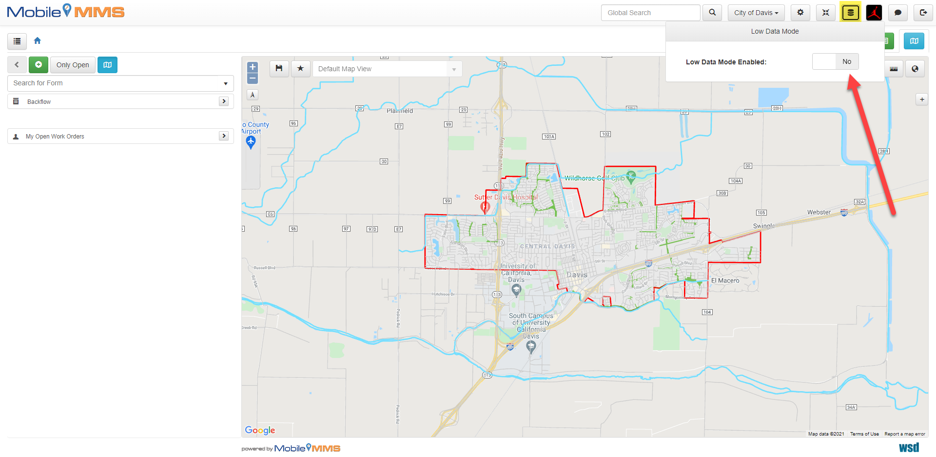 MobileMMS Low Data Mode